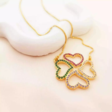 Fortune Necklace ✦ Four-Leaf Clover Pendant